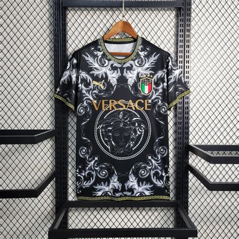 versace trikot italien|italy x versace black jersey.